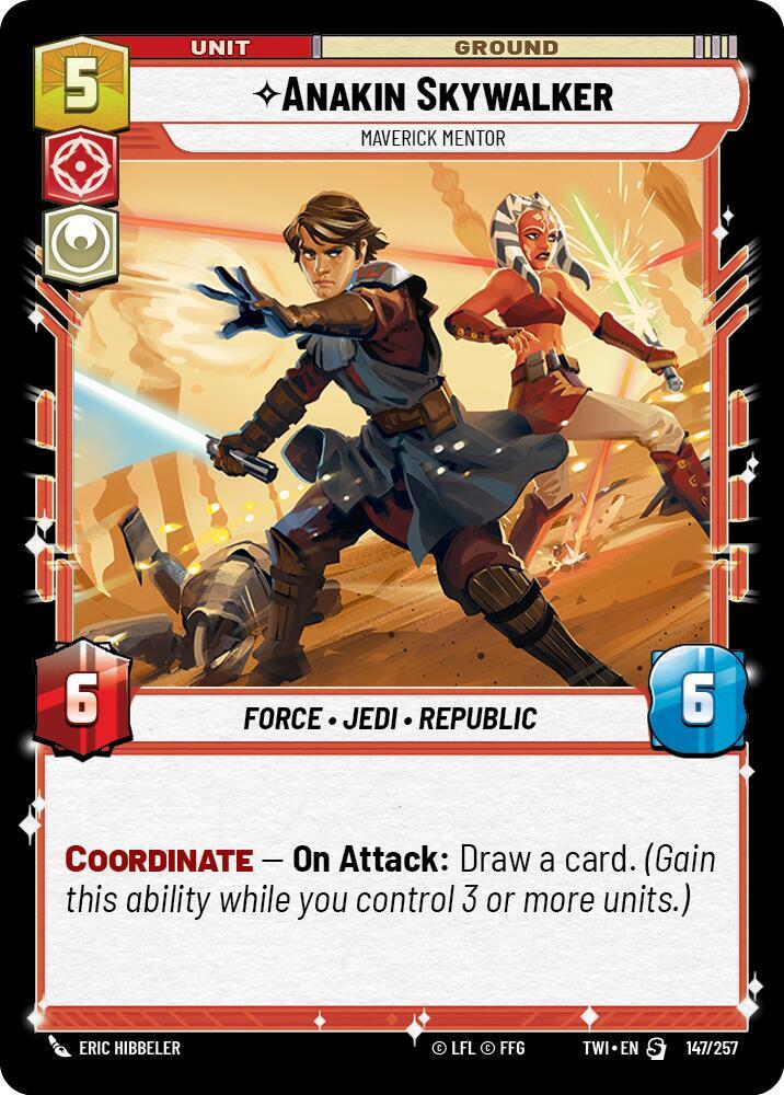 Anakin Skywalker - Maverick Mentor card image