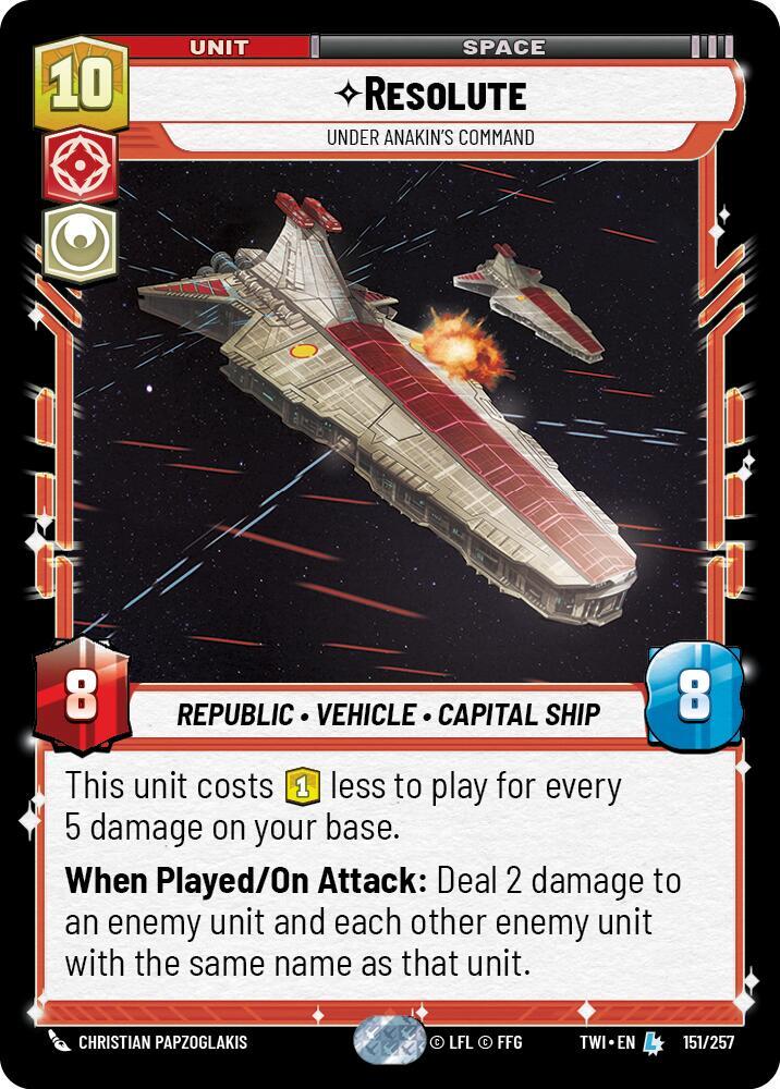 Resolute - Under Anakin's Command card image