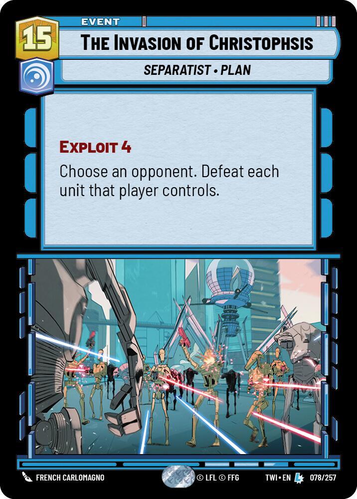 The Invasion of Christophsis card image
