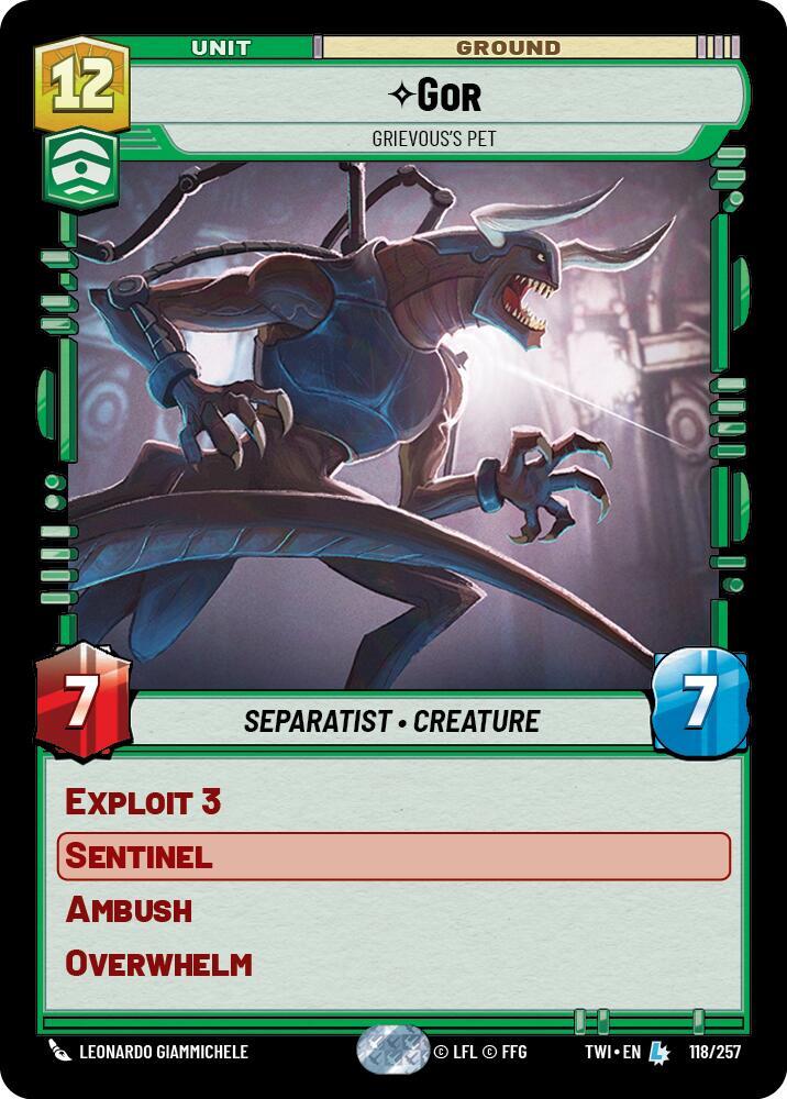 Gor - Grievous's Pet card image
