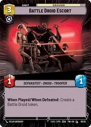 Battle Droid Escort (Hyperspace) card image