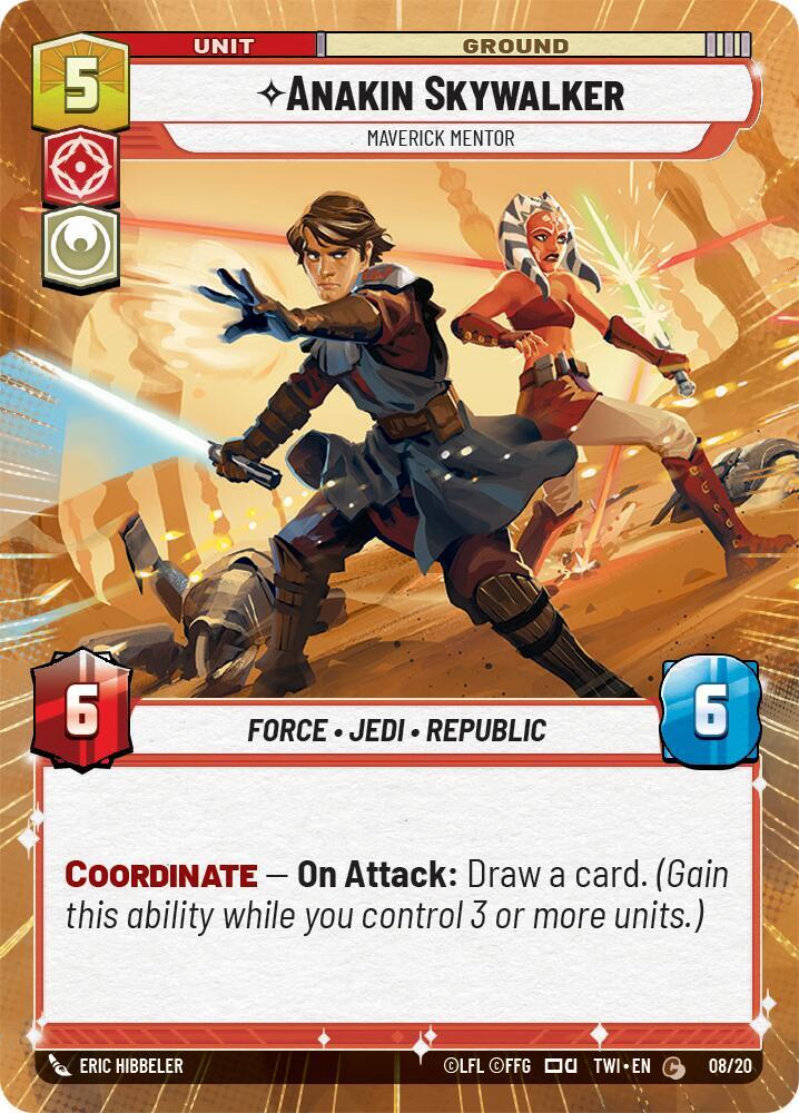 Anakin Skywalker - Maverick Mentor (Hyperspace) card image