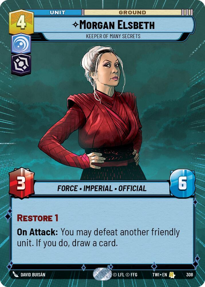 Morgan Elsbeth - Keeper of Many Secrets (Hyperspace) card image