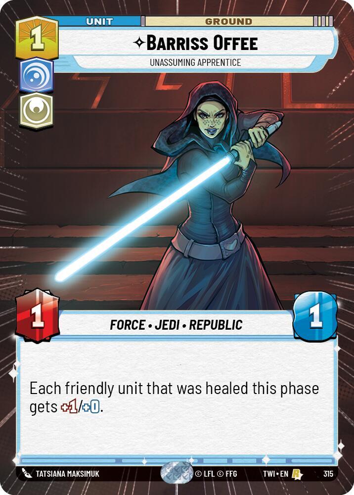 Barriss Offee - Unassuming Apprentice (Hyperspace) card image