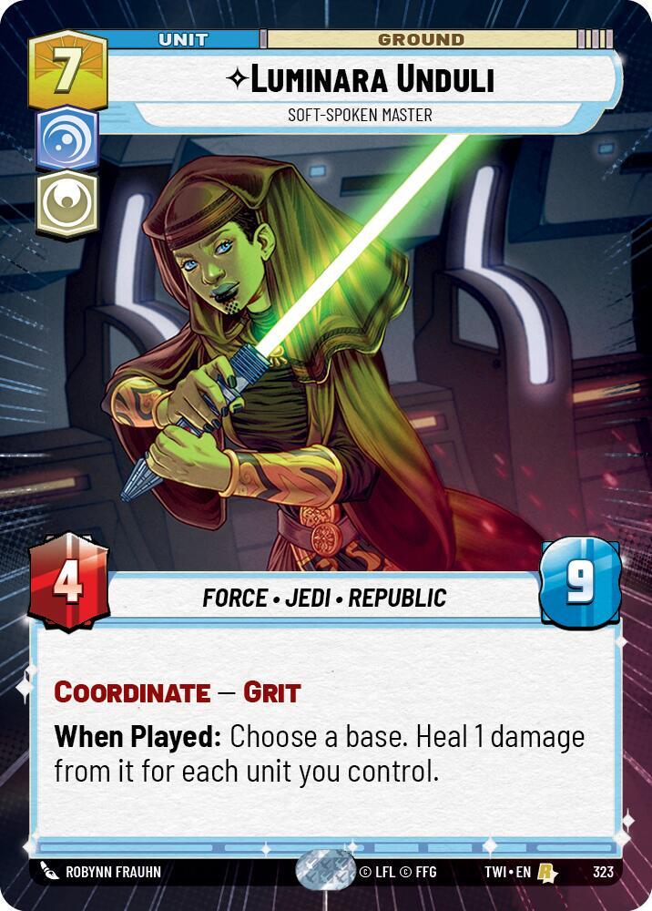 Luminara Unduli - Soft-Spoken Master (Hyperspace) card image
