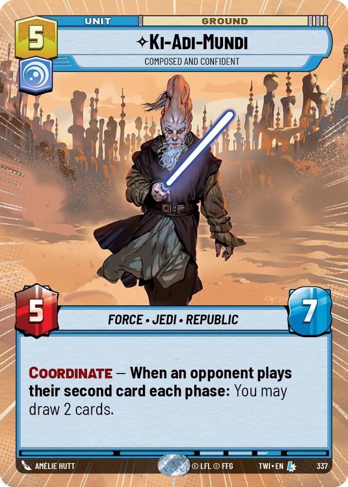 Ki-Adi-Mundi - Composed and Confident (Hyperspace) card image