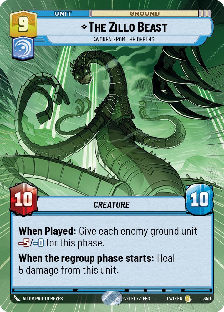 The Zillo Beast - Awoken From The Depths (Hyperspace) card image