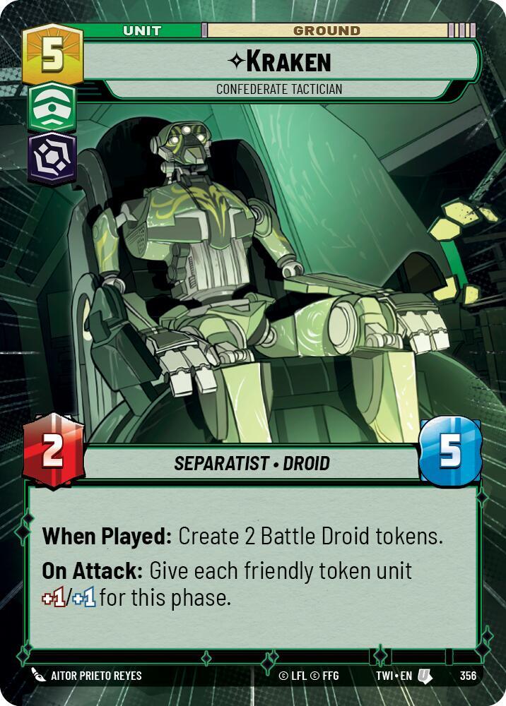 Kraken - Confederate Tactician (Hyperspace) card image