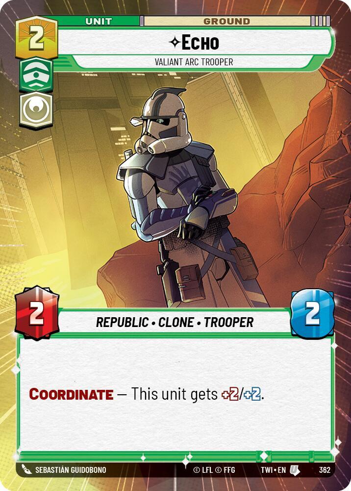 Echo - Valiant ARC Trooper (Hyperspace) card image