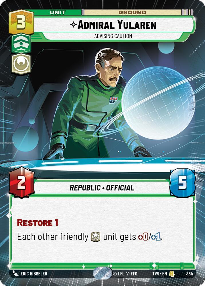 Admiral Yularen - Advising Caution (Hyperspace) card image