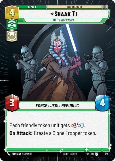 Shaak Ti - Unity Wins Wars (Hyperspace) card image