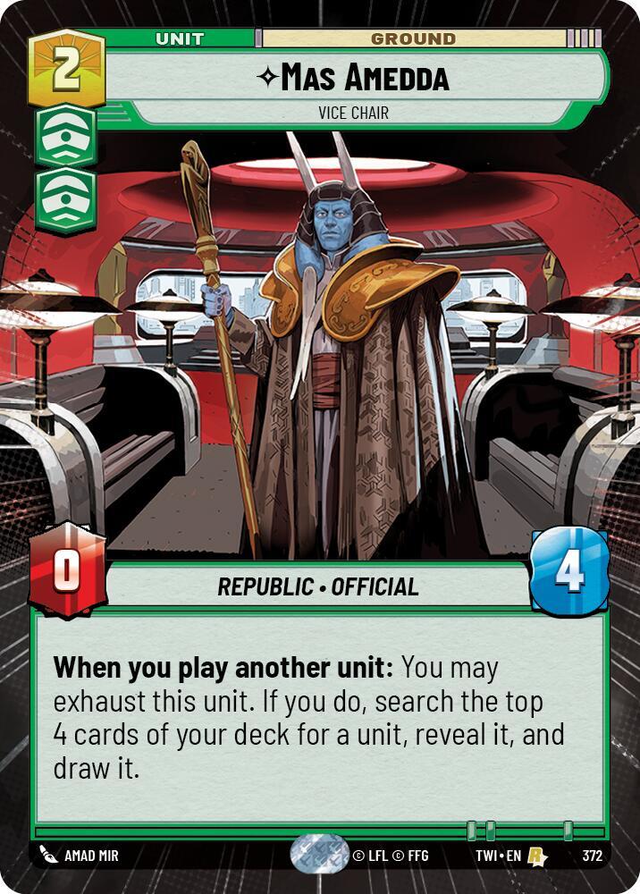 Mas Amedda - Vice Chair (Hyperspace) card image