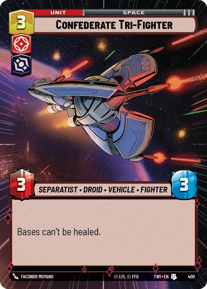 Confederate Tri-Fighter (Hyperspace) card image