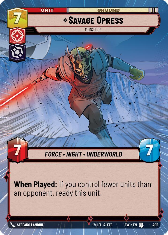 Savage Opress - Monster (Hyperspace) card image