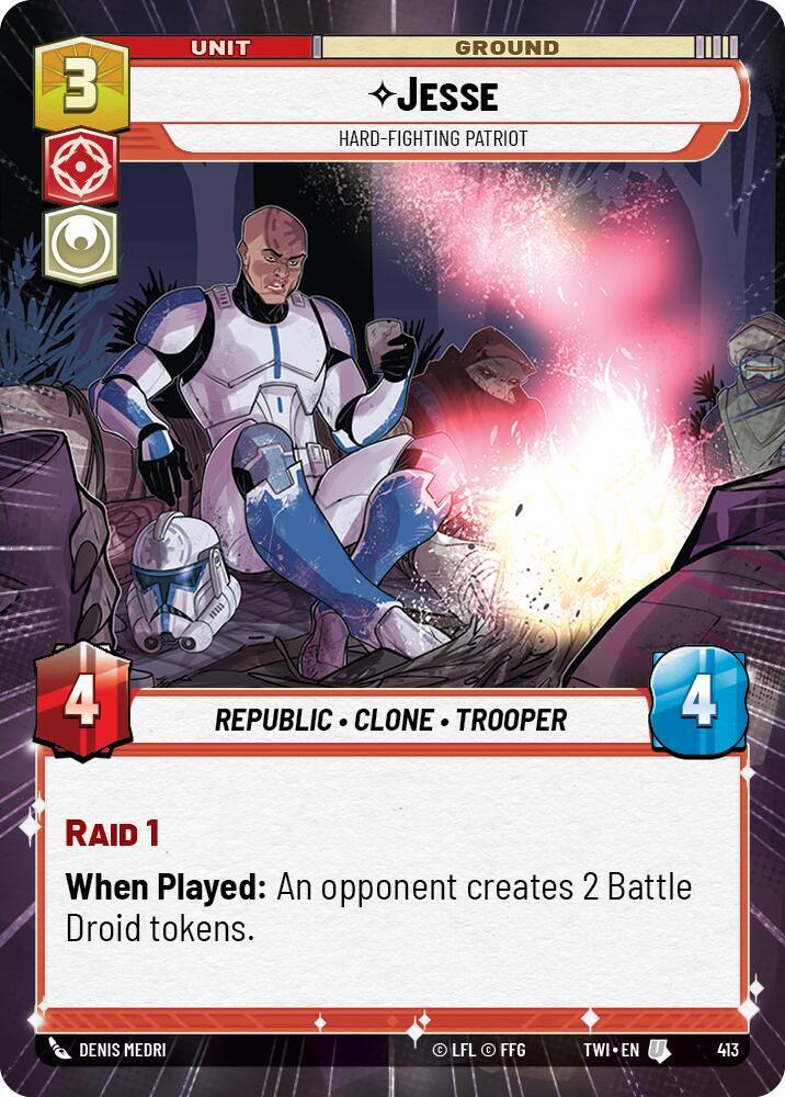 Jesse - Hard-Fighting Patriot (Hyperspace) card image