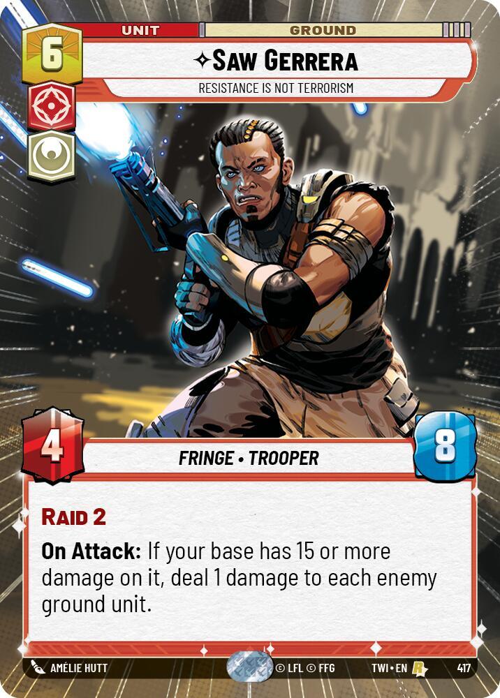 Saw Gerrera - Resistance is Not Terrorism (Hyperspace) card image