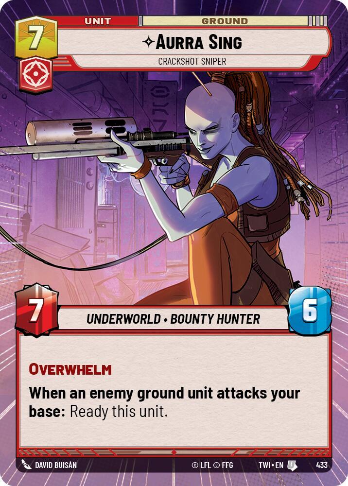 Aurra Sing - Crackshot Sniper (Hyperspace) card image