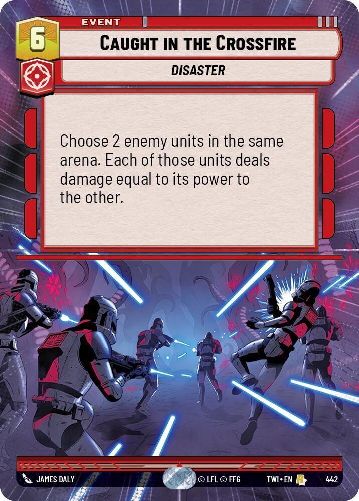 Caught in the Crossfire (Hyperspace) card image