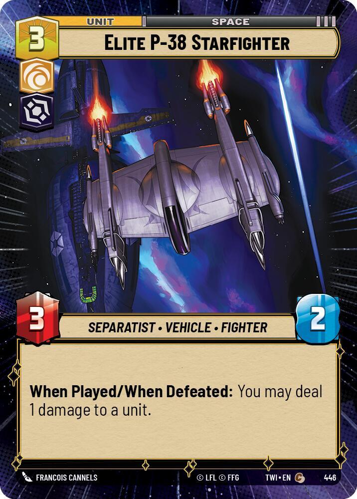 Elite P-38 Starfighter (Hyperspace) card image