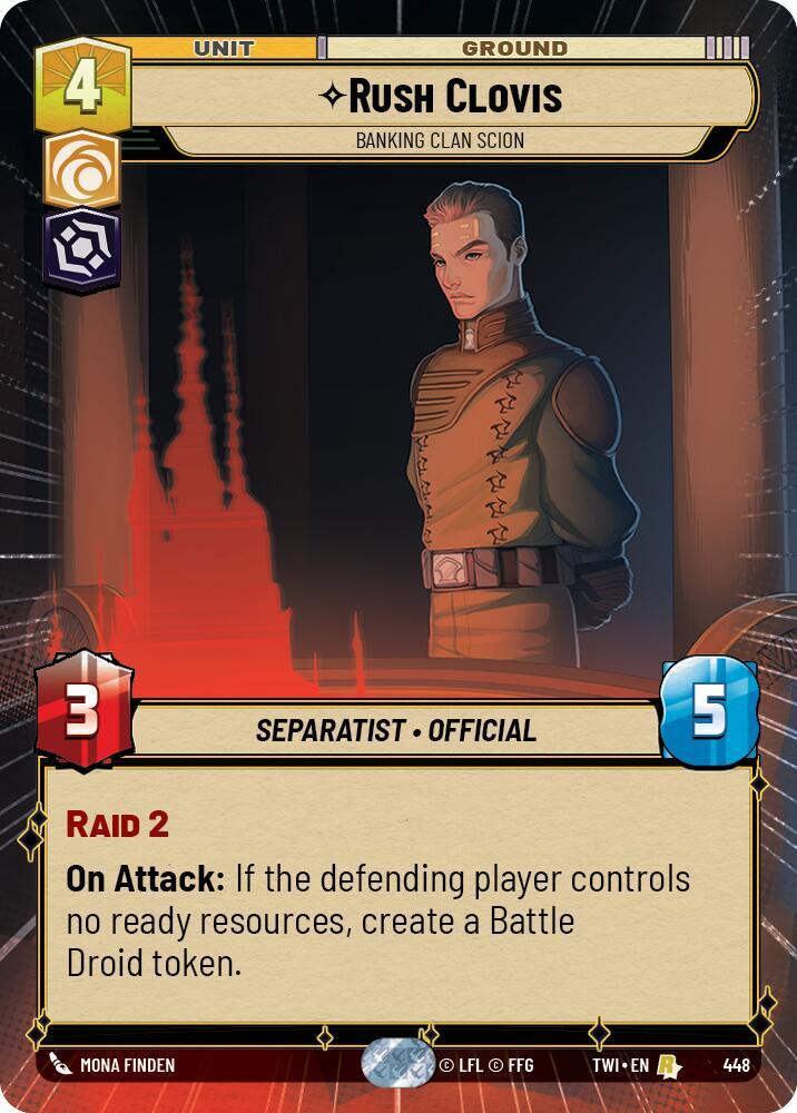 Rush Clovis - Banking Clan Scion (Hyperspace) card image