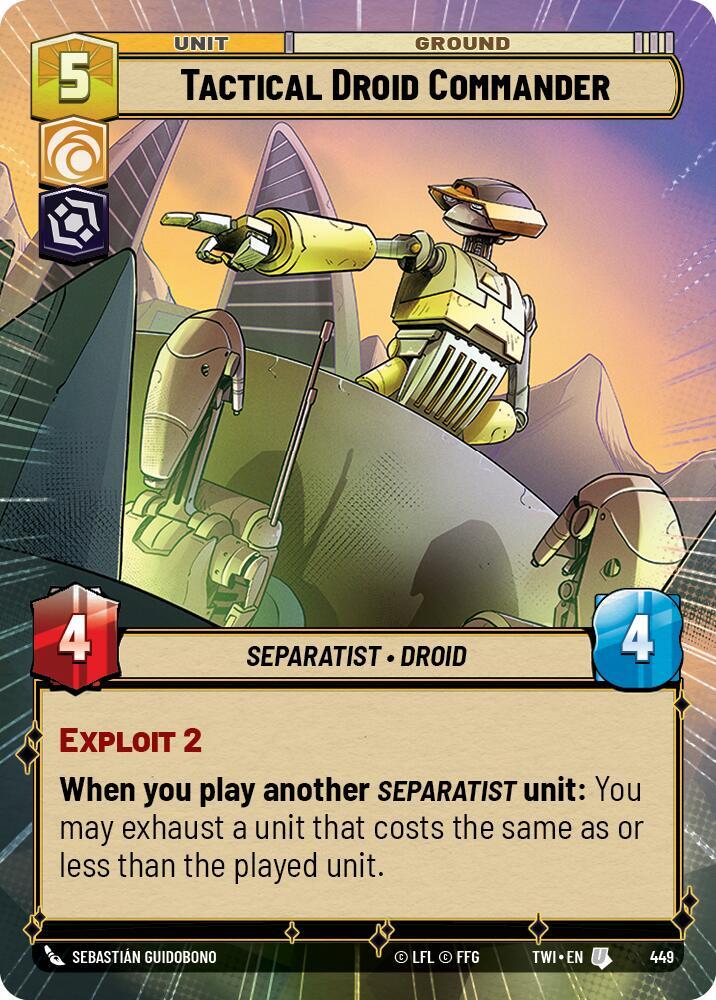 Tactical Droid Commander (Hyperspace) card image