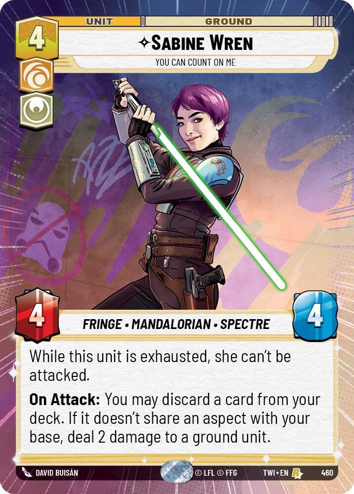 Sabine Wren - You Can Count On Me (Hyperspace) card image