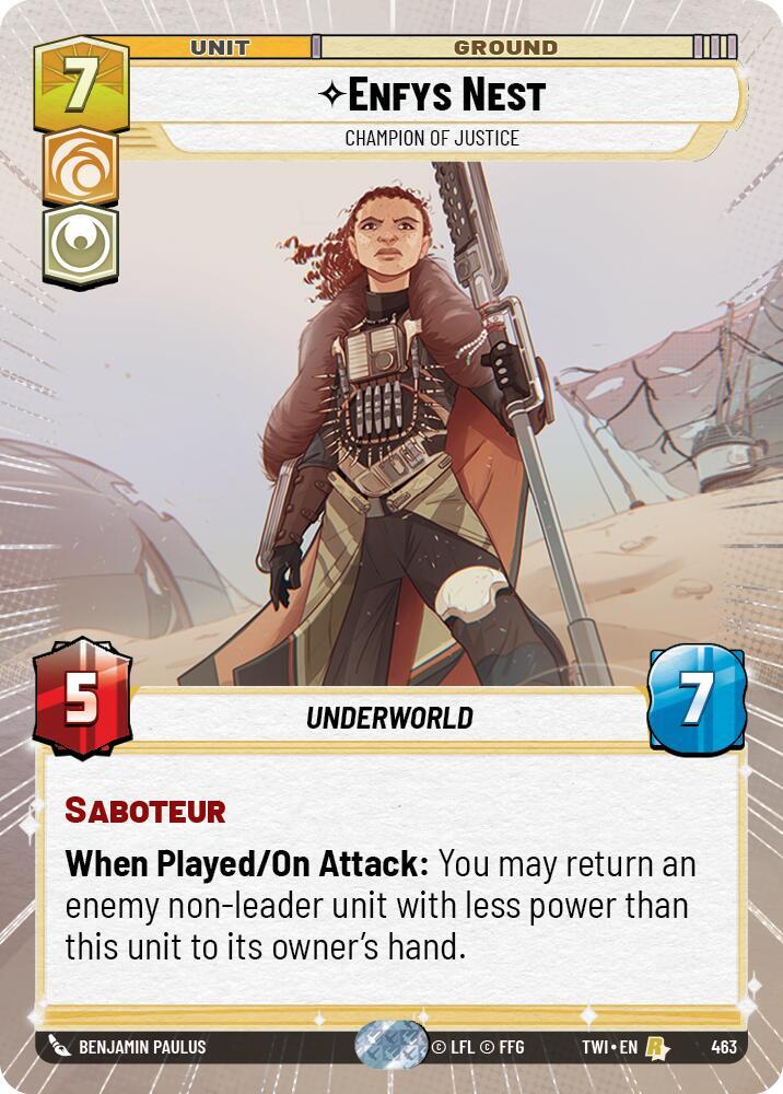 Enfys Nest - Champion of Justice (Hyperspace) card image