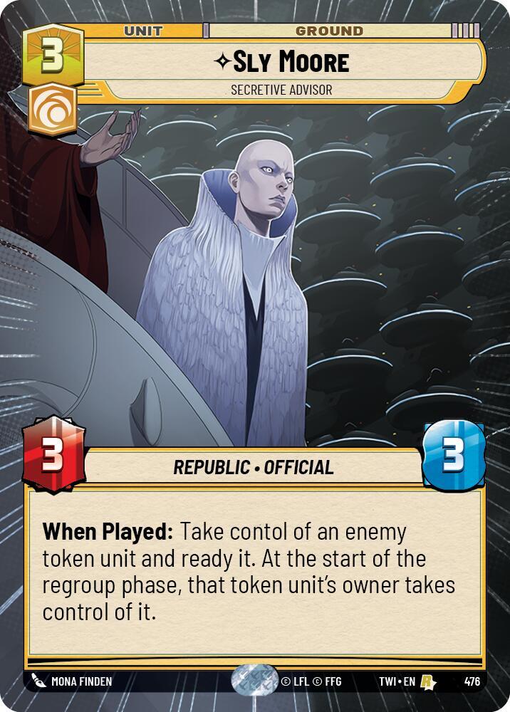 Sly Moore - Secretive Advisor (Hyperspace) card image