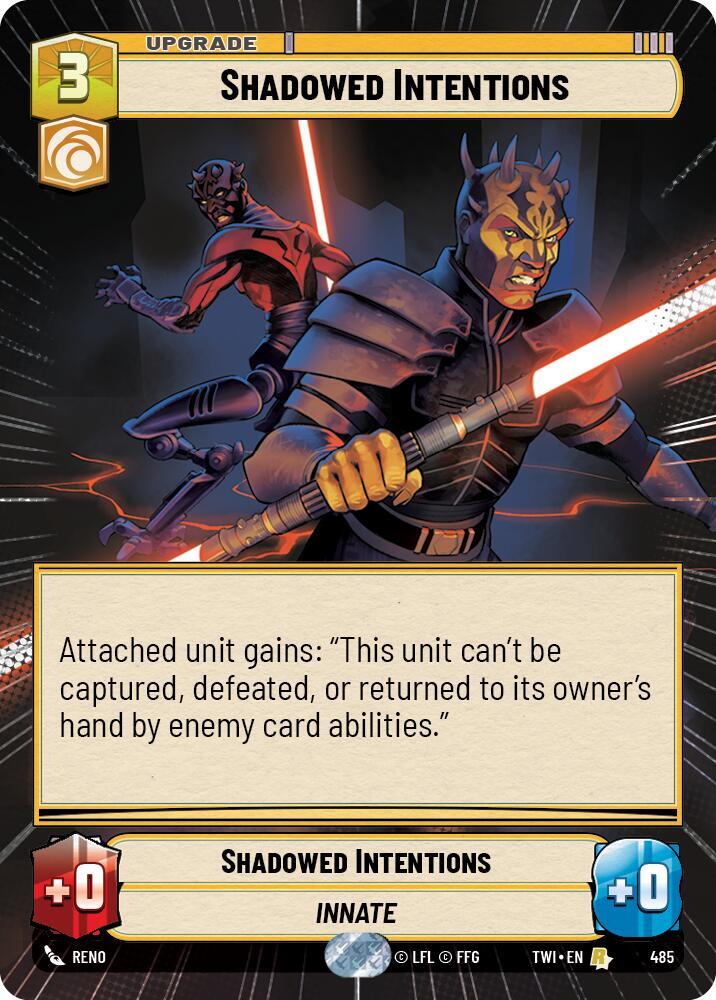 Shadowed Intentions (Hyperspace) card image
