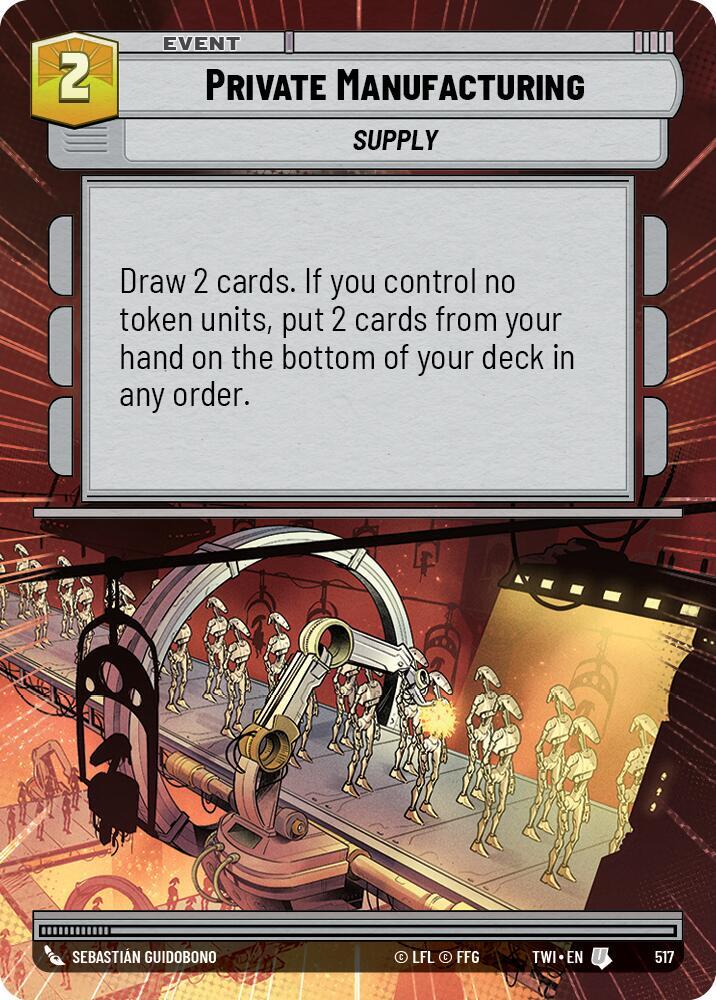 Private Manufacturing (Hyperspace) card image