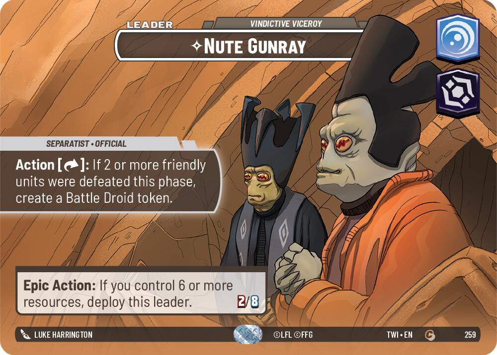 Nute Gunray - Vindictive Viceroy (Showcase) card image