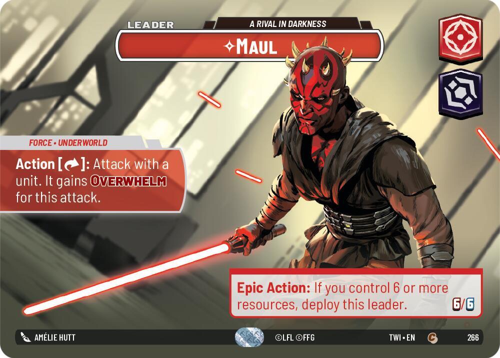 Maul - A Rival in Darkness (Showcase) card image