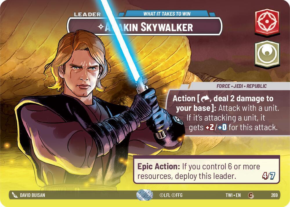 Anakin Skywalker - What it Takes to Win (Showcase) card image