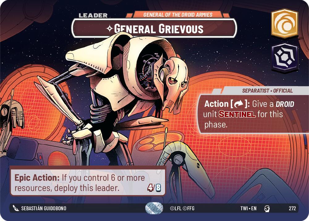 General Grievous - General of the Droid Armies (Showcase) card image