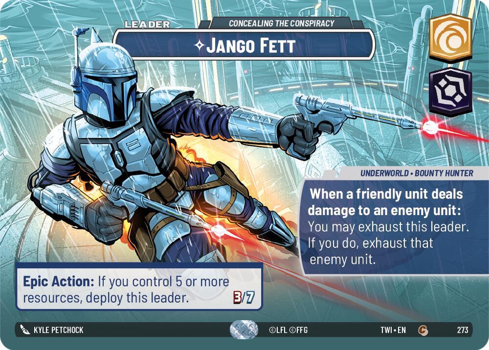 Jango Fett - Concealing the Conspiracy (Showcase) card image