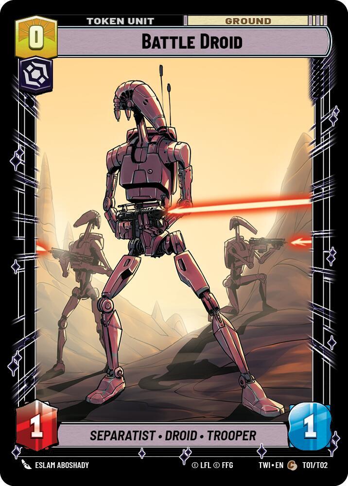 Battle Droid // Clone Trooper card image