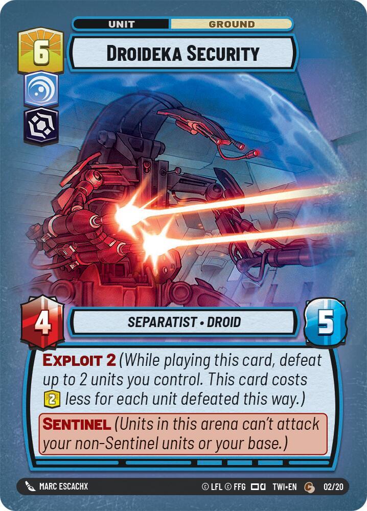 Droideka Security card image