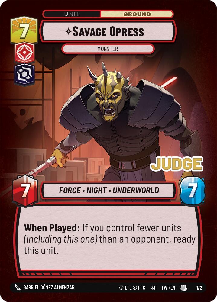 Savage Opress - Monster card image