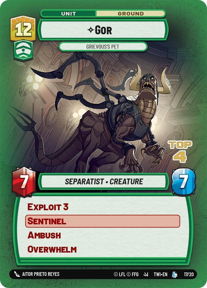 Gor - Grievous's Pet (Top 4) card image