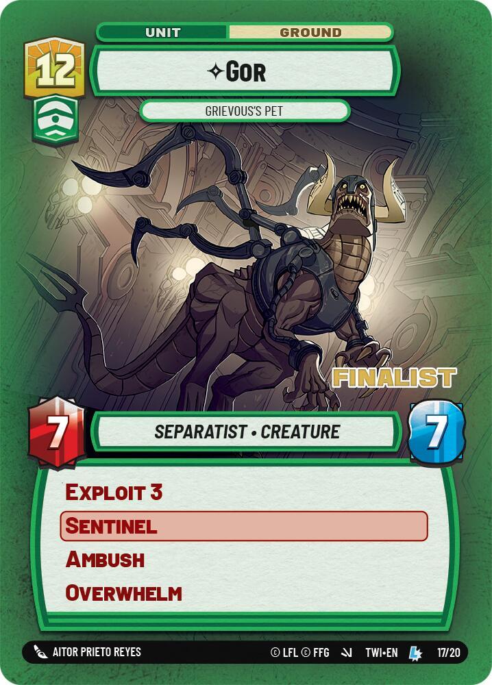 Gor - Grievous's Pet (Finalist) card image