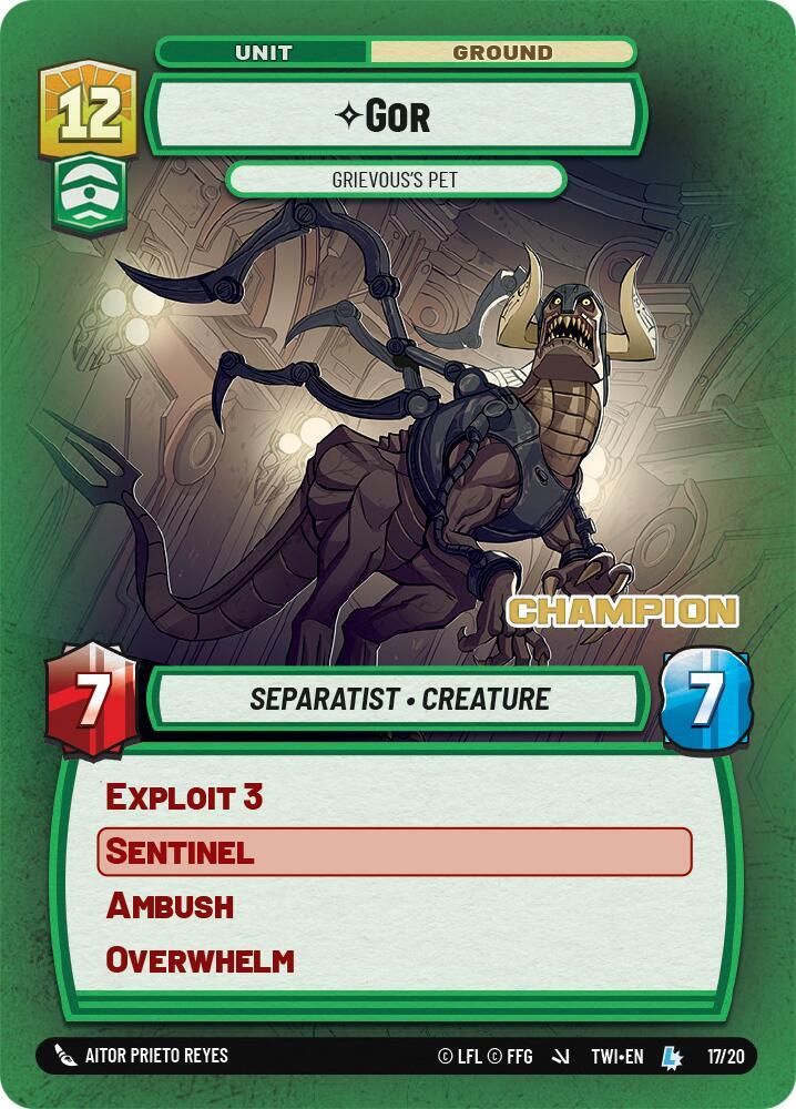 Gor - Grievous's Pet (Champion) card image