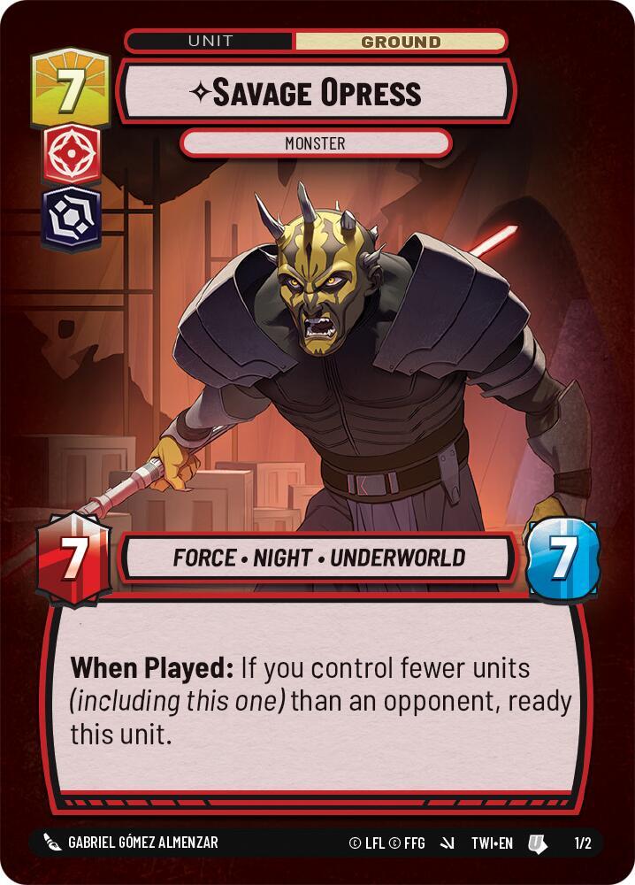 Savage Opress - Monster card image