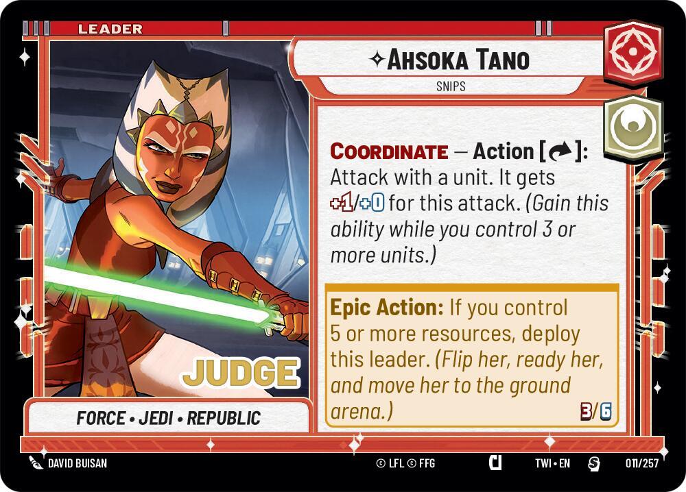 Ahsoka Tano - Snips card image