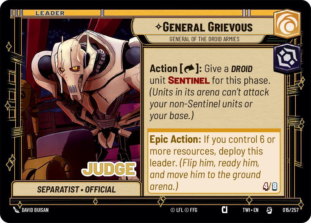 General Grievous - General of the Droid Armies card image