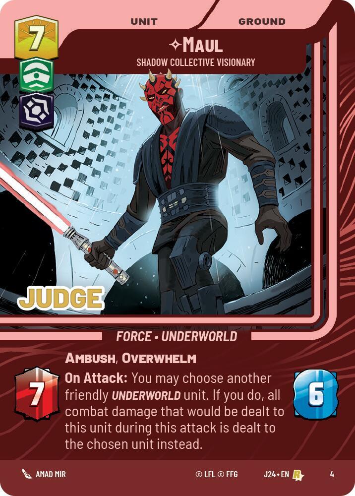 Maul - Shadow Collective Visionary card image