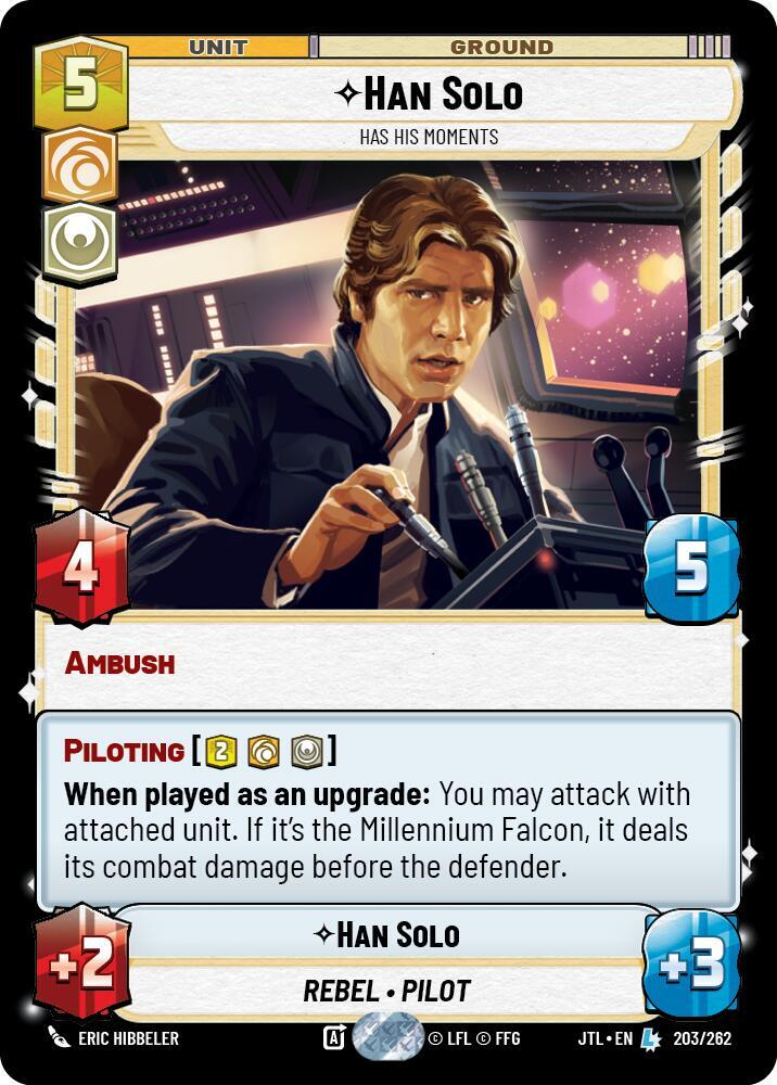 Han Solo - Has His Moments card image