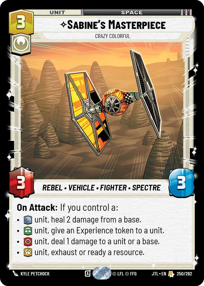 Sabine's Masterpiece - Crazy Colorful card image