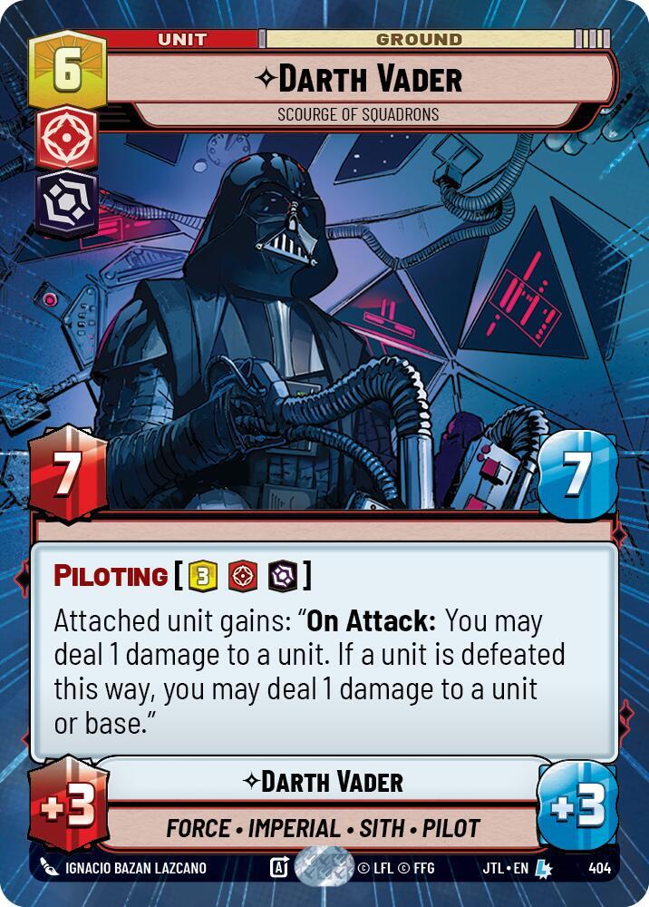 Darth Vader - Scourge of Squadrons (Hyperspace) card image