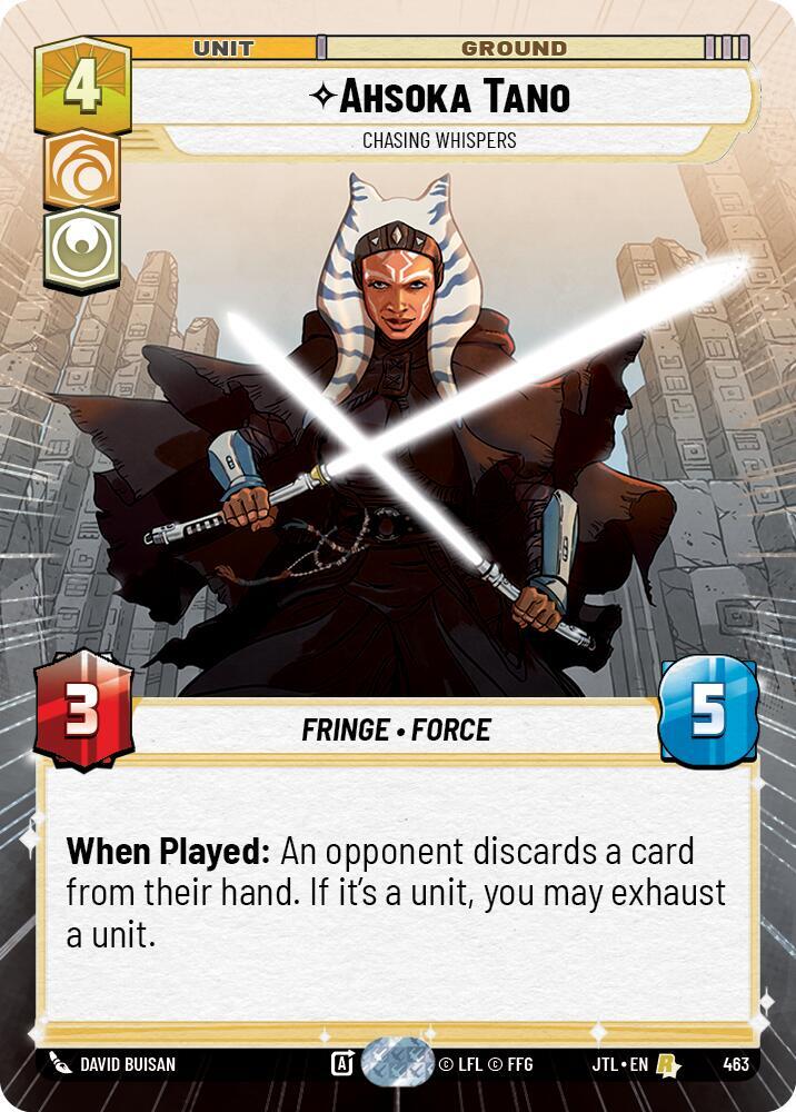 Ahsoka Tano - Chasing Whispers (Hyperspace) card image