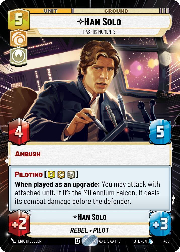 Han Solo - Has His Moments (Hyperspace) card image